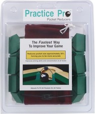 Pool Table Pocket Reducers, Set of 6 Billiards Training Aids, Made in USA, Li...