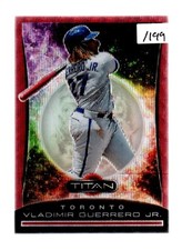 VLADIMIR GUERRERO 2020 Titan RUBY RED WAVE ~ #/199 ~ BLUE JAYS