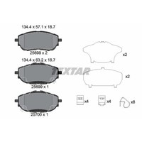 Textar BremsbeläGe Bremsbelegsatz Vorne FüR Toyota Auris Kombi