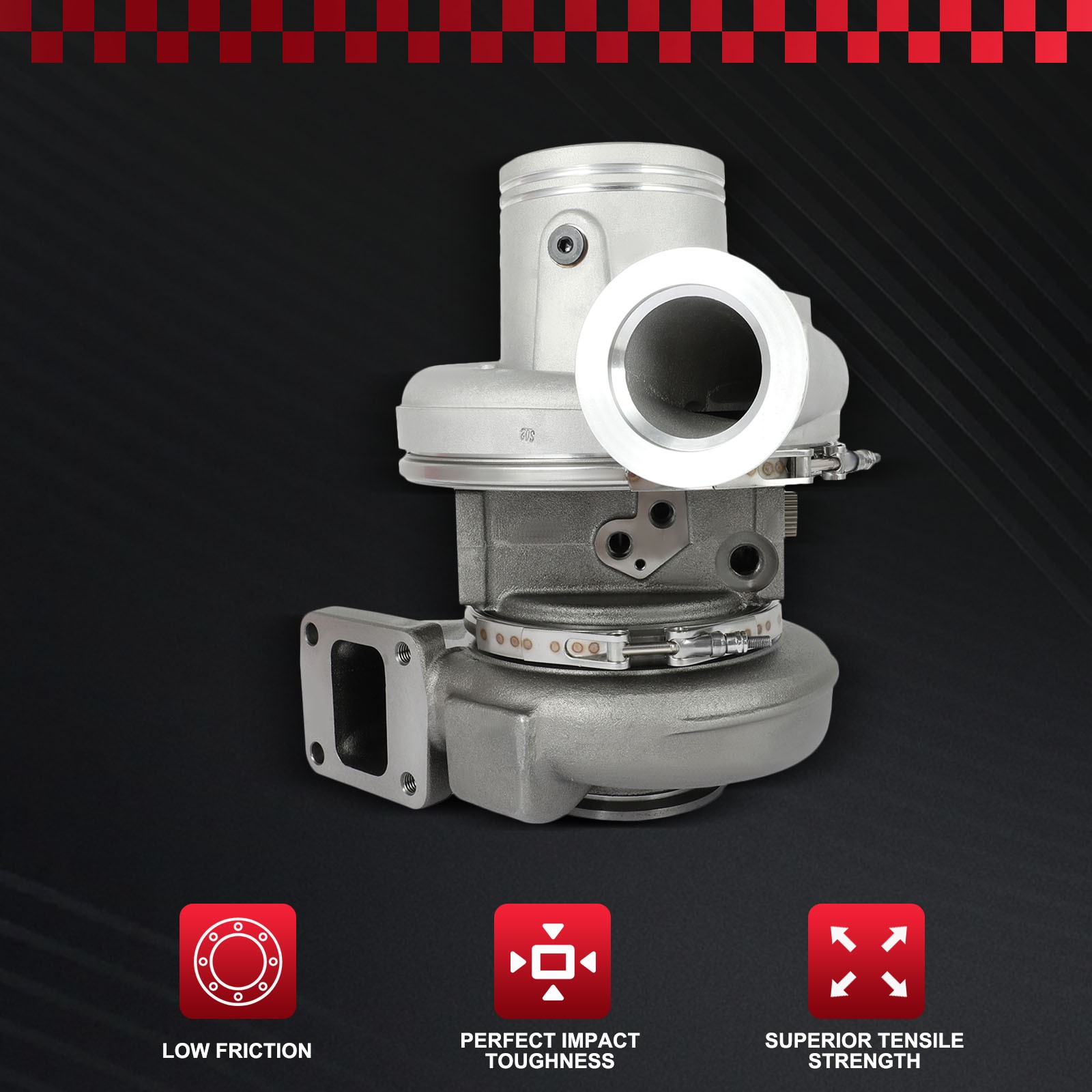 Turbo Turbocharger For HE500VG HE561VE ISX07 ISX1 ISX-EGR ISX15 Cummins 15.0L