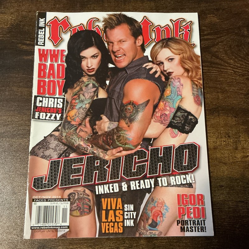 Rebel Ink Magazine Issue 24 October 2014 English Tattoo Chris Jericho