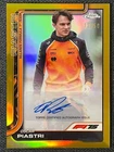 2025 Topps Chrome Formula 1 F1 Gold #CAC-PIA Oscar Piastri Auto 12/50