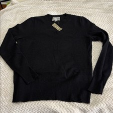 J Crew Cashmere classic-fit crewneck sweater XXS Black