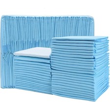 100PCS 17x13''Disposable Changing Pad Leak-Proof Bed Table Protector Mat