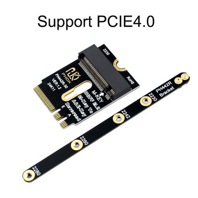 M.2 A+E To NVME SSD Adapter M2 WIFI Interface A/E Key To M Key PCIE 4.0 Riser