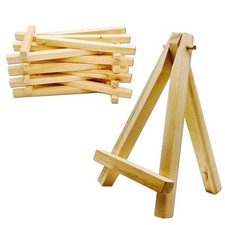 XYSMZM 10 Pcs 5 Inch Mini Wood Display Easel for Displaying Small Canvases, P...