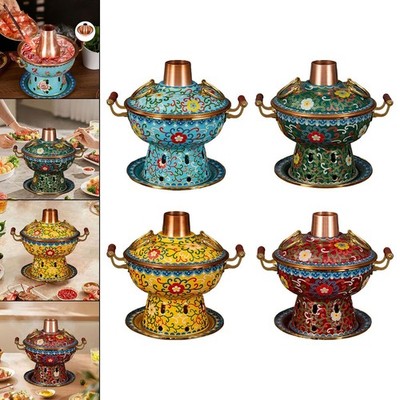 Shabu Hot Pot Old Peking Hot Pot Family Geting Cooking Haushalt Kupfer
