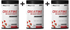 3 x Skill Nutrition Micronised Creatine Monohydrate, Watermelon (39,97 EUR/kg)