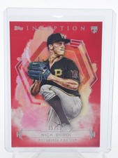 NICK BURDI 2019 TOPPS INCEPTION RED ROOKIE /75 #12 PIRATES Q1825