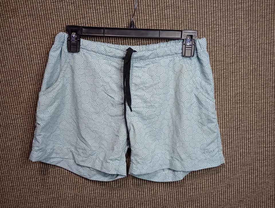 Pantalones Cortos Kavu Azul Cielo Elle Informales Senderismo Secado Rápido Nylon Elástico Cordón XS Foto 2 de 4