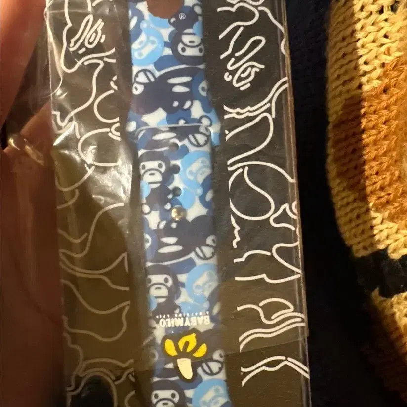 Bape Baby Milo 46mm Watch Strap - Unopened, Blue Character Design