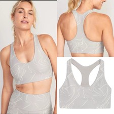 Old Navy Women  s Medium Support PowerSoft Racerback Sports Bra Size XS Small 2X