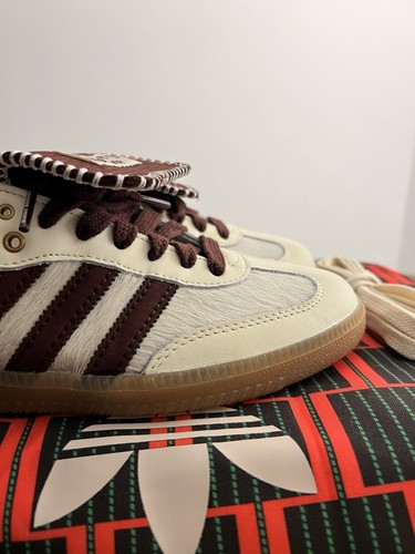 Adidas Samba Gales Bonner | Cabello de Poni Crema | Talla 8.5 UK | Totalmente Nuevo - Imagen 12 de 23