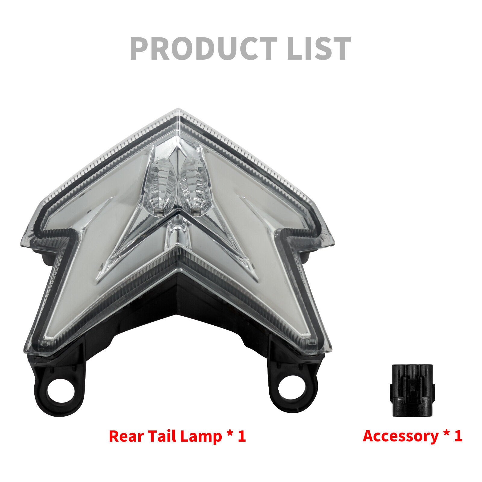 Rear Running Brake Turn Signal LED Light Fits For KAWASAKI Z125 Z800 NINJA ZX-6R