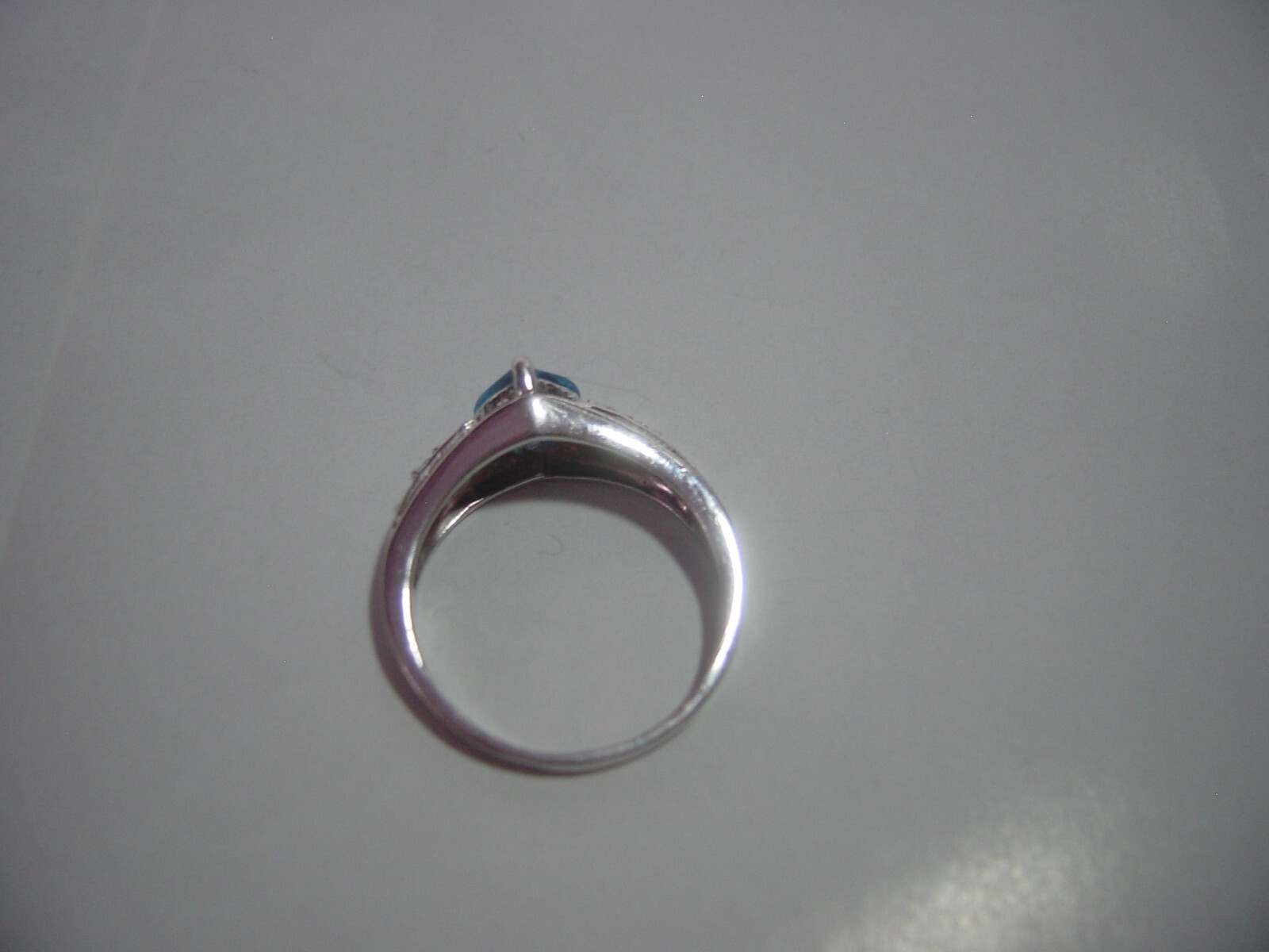 fabulous solid Silver Ring-natural heart swiss bo… - image 4