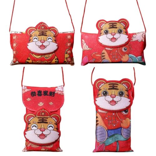Chinese Style Lucky Money Bag Cloth Envelope Pocket Messenger Bags - Afbeelding 1 van 9