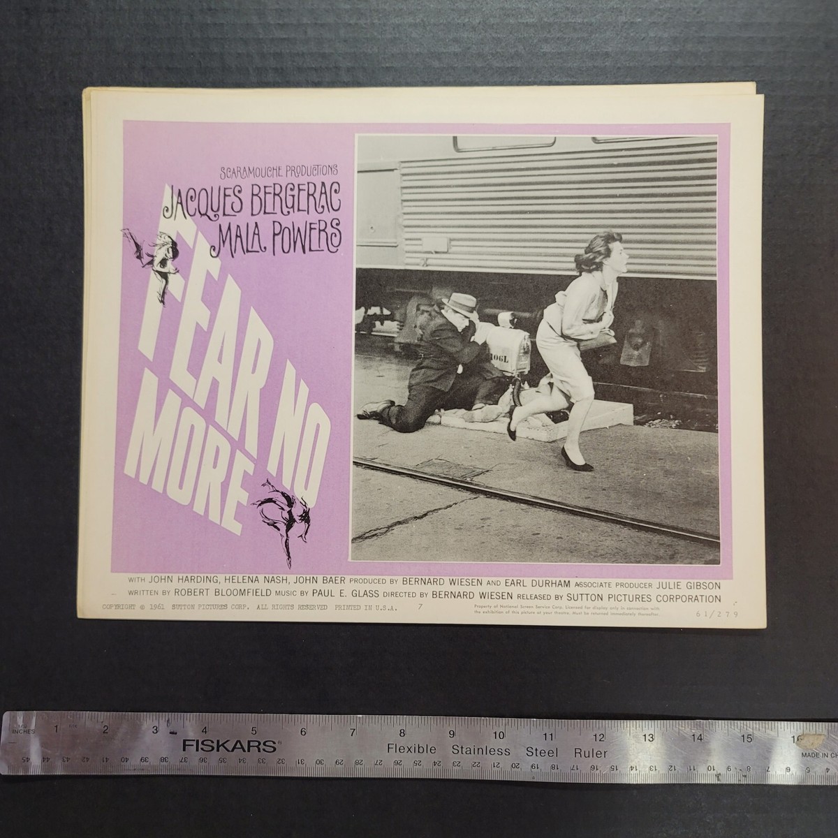 1961 Movie Fear No More John Harding Helena Nash John Baer