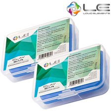 2x Liquid Elements Reinigungsknete Knete blau Clay Bar ( medium ) 100g