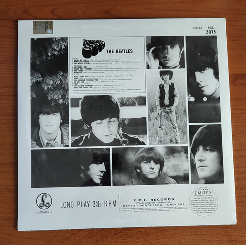 33 GIRI - THE BEATLES - RUBBER SOUL - LP NUOVO SIGILLATO 2012 - Foto 3 di 3
