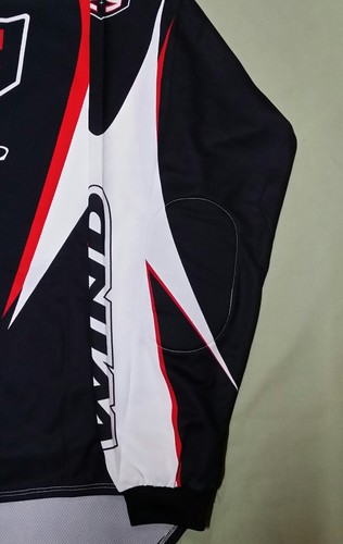 WIND RACEWARE MOTOCROSS JERSEYS SHIRTS BLACK/RED/WHITE - Bild 3 von 7