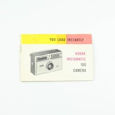 Kodak Instamatic 100 Instruction Manual
