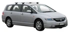 2xSilver Roof rack for Honda Odyssey  2004 - March 2009 / Aerodynamic Cross bars - Picture 3 of 4