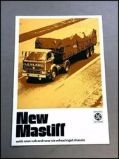 1973 British Leyland New Mastiff Heavy Truck Vintage Brochure Catalog