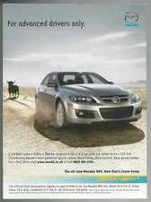 2006 MAZDA 6 advertisement, Mazda 6 MPS sedan, British advert