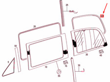 Lunette arrière Mercedes VITO