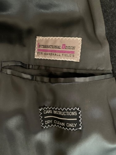 Mani by GIORGIO ARMANI “Made in Italy”men’s Wool 38R Dbl Breasted Charcoal Grey - Picture 13 of 17