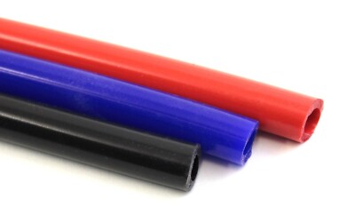 Silikon Entlüftungsschlauch, Vakuumleitung, blau, rot, schwarz Silikon (3, 4, 5, 6, 9 mm)