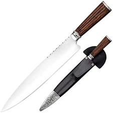 Cold Steel Facon Argentinian Gaucho Fixed Blade Knife with Sheath, One Size