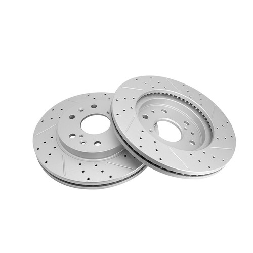 Front Drilled Brake Rotors for Chevy GMC Silverado Sierra Suburban 1500 Tahoe - Picture 3 of 10