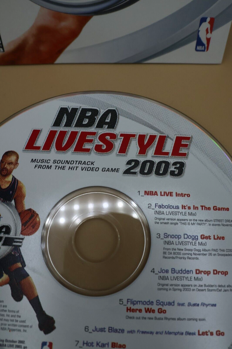 NBA Live 2003 (Sony PlayStation 1, 2002)- Manual and Hit