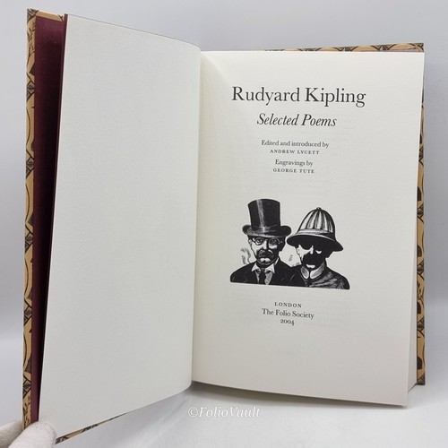 Selected Poems by Rudyard Kipling - Folio Society - Poets - 2004 1st ed. - VGC - Picture 12 of 15