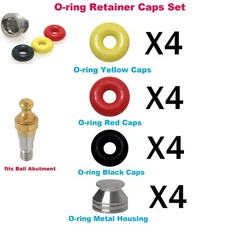 Implant O-Ring Kit Dental Ball Attachment Abutment Retention fits Hiossen Osstem