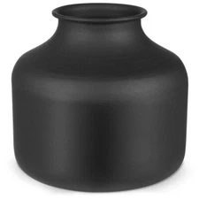 Practical Simple Container Iron Large Black Vase Flower Vase