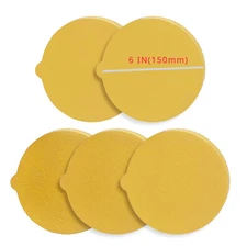 DA Sander Sandpaper 6 inch PSA Sanding Disc 40-1000 Grit Adhesive Back 50 Pack