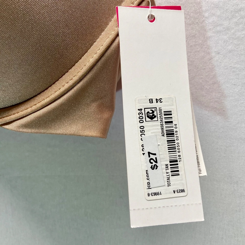 Cosmopolitan Bra Women's 34B Totally Tan Fun Fearless Female Underwire New NWT - Image 4 of 4
