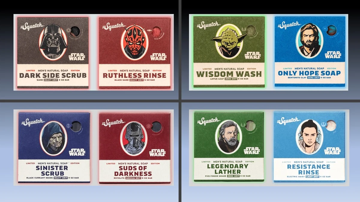 Dr. Squatch Unleashes the Full Power of Star Wars Soap - Exclusive