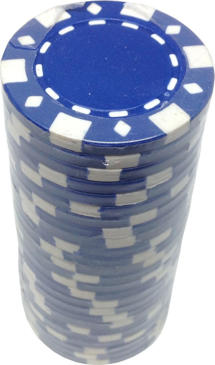 Poker Chips (25) Blue FAD 11.5 g Clay Composite | eBay