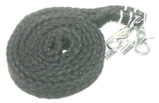 2X Cowboy Brand Soft Cotton 1" Black Roping Reins horse tack 2X117