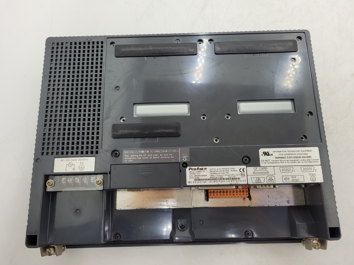 PRO-FACE 3180021-01 GP2500-TC11 Tested | eBay PRO-FACE 3180021-01 GP2500-TC11 Tested | eBay