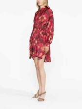 NEW Ulla Johnson Jude printed silk shirtdress Size 4 #D6973