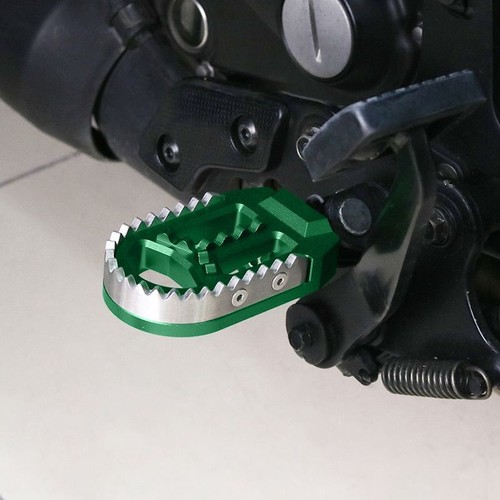 Fit For Kawasaki KLR650 1987-2018 2022-2024 Wide Enlarged Foot Pegs Footrest Set - Picture 5 of 24