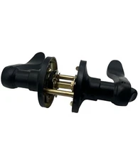 NEW Probrico Heavy Duty Privacy Lock Door Levers Square Plate Black DL12061BKBK