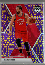 2019-20 Panini Mosaic Mosaic Purple and Gold Snakeskin #49 Marc Gasol /20
