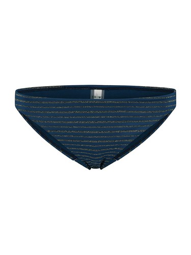 Shiwi Damen Bikinihose Schwimmhose Dunkelblau/Gold DE42 UK14