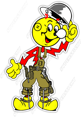 Electrician stickers Electrician stickers