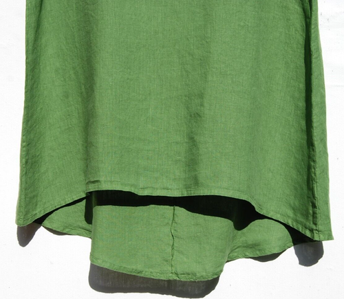 NWT Bryn Walker Light Weight Linen LOUIE Dress Hi-Low Hem and Pockets 3X - Picture 2 of 3